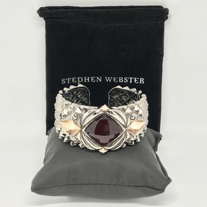 Stephen Webster Superstud rasberry crystal cuff